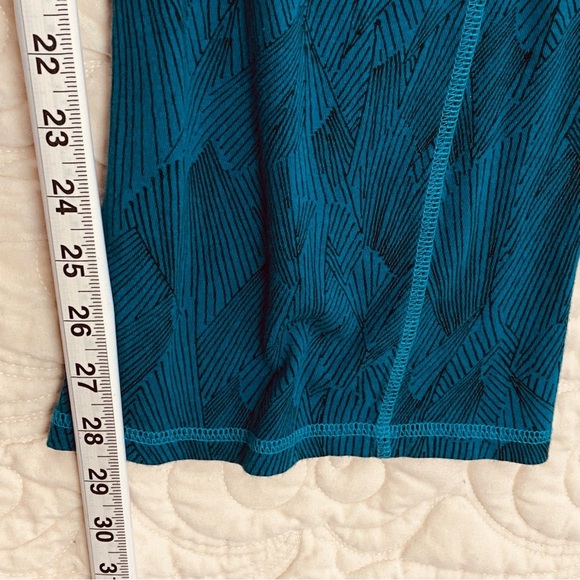 Attitude Lounge Pants Teal and Black Sz Medium - Picture 8 of 8